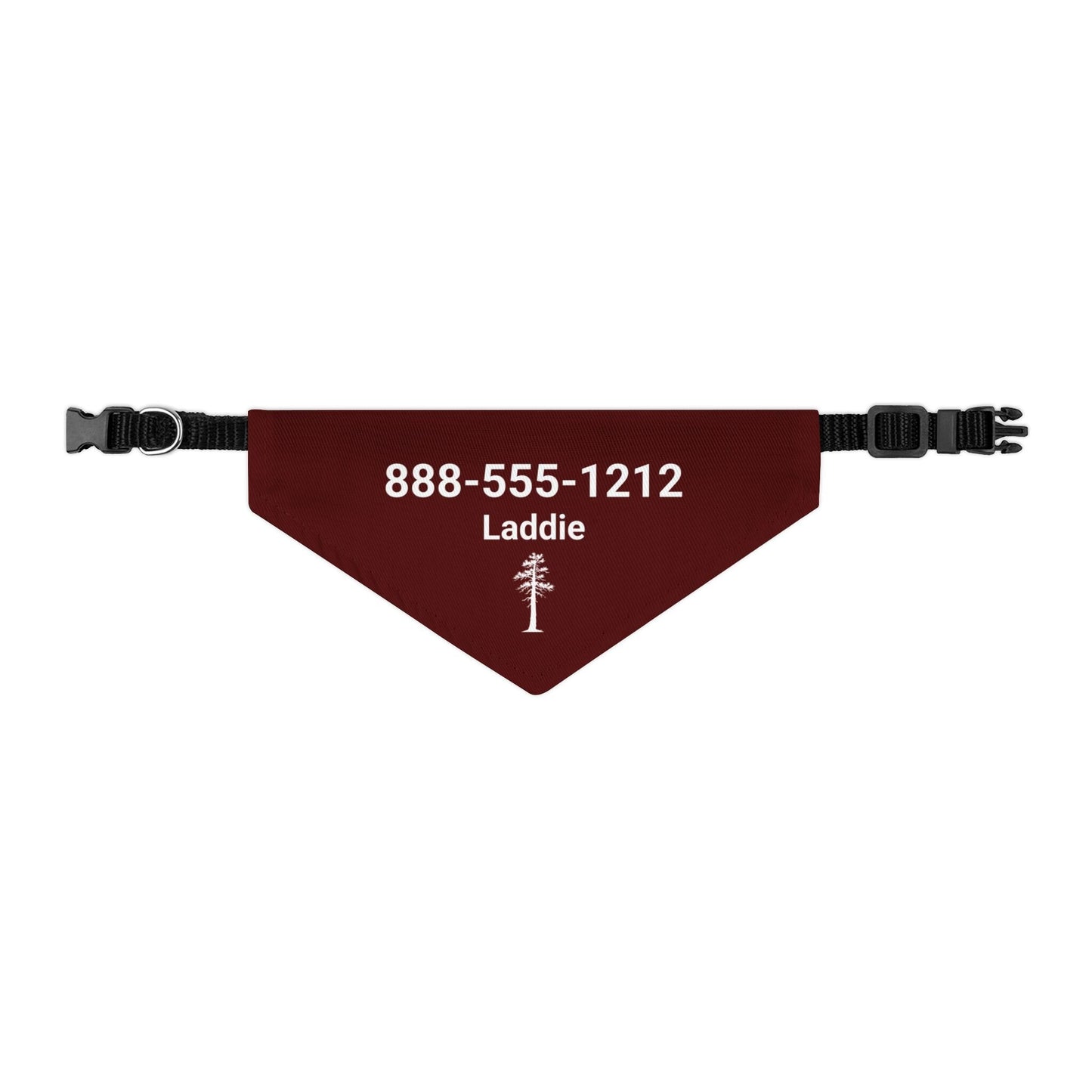 Personalized College Station Jack Pine Dog Bandana Collar | Doggo Mojo