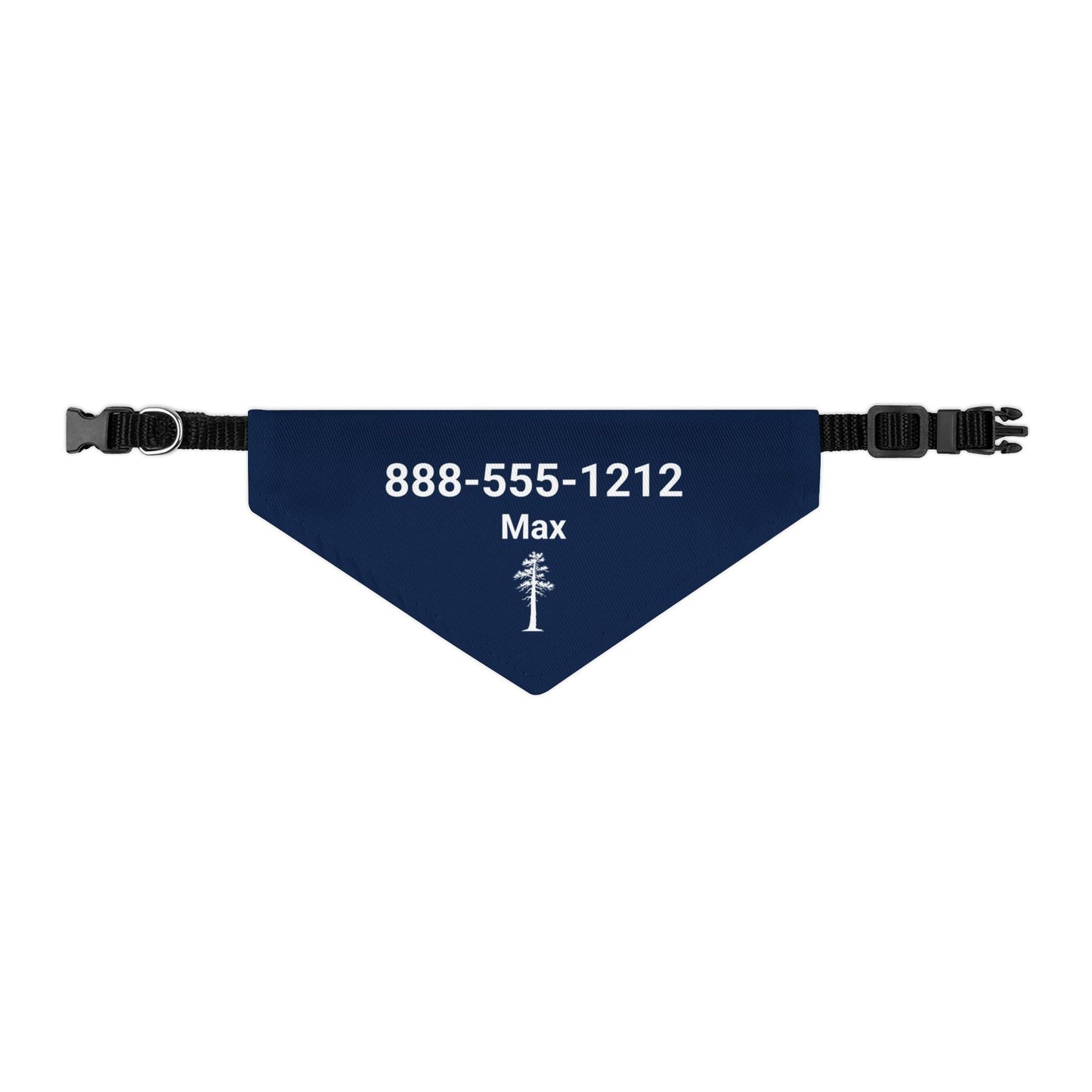 Personalized State College Jack Pine Dog Bandana Collar | Doggo Mojo