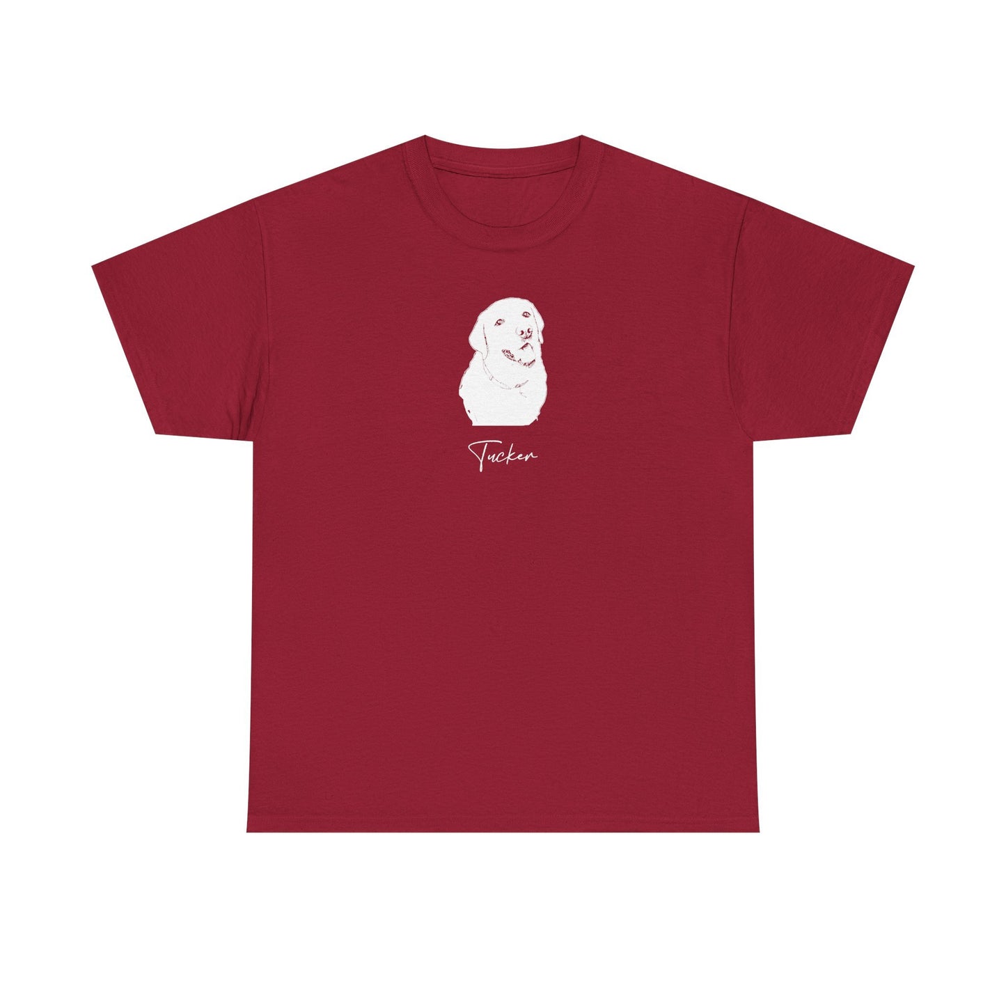 Personalized Tuscaloosa Dog T-Shirt | Modern Sketch Photo Upload