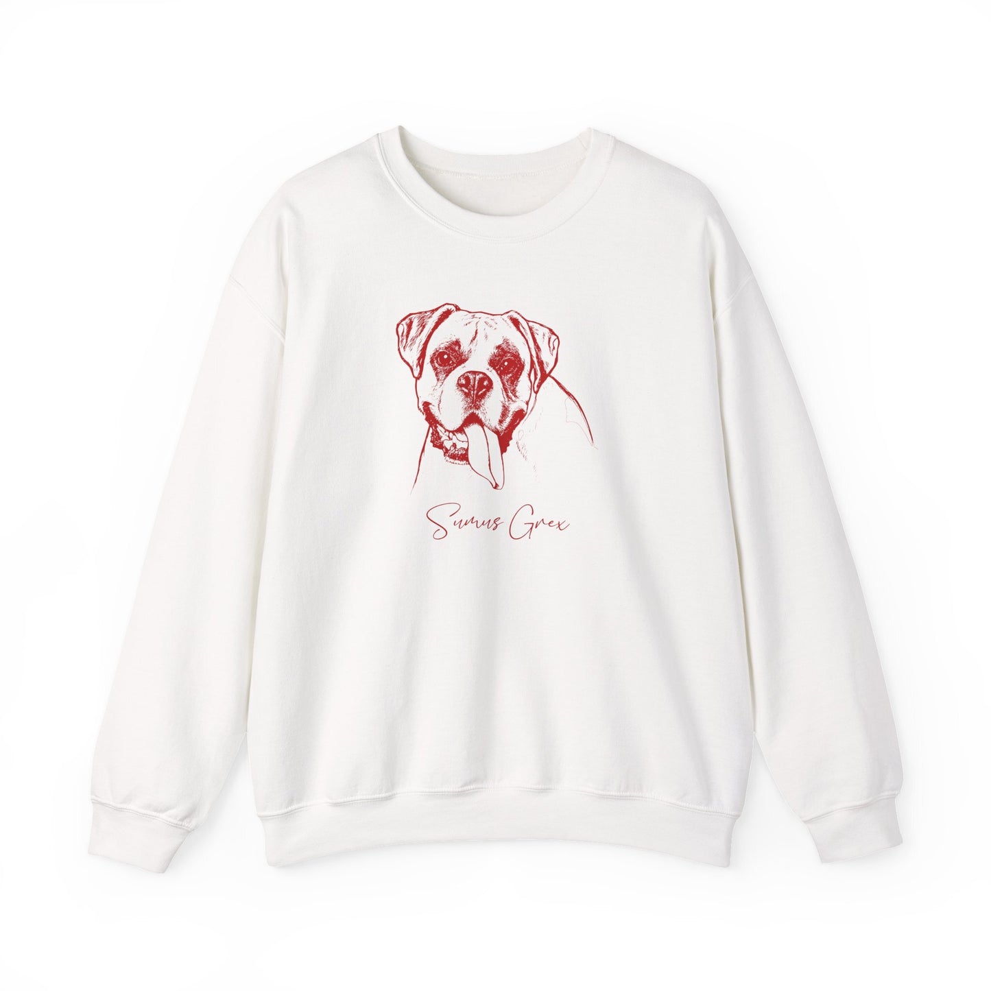 Personalized Columbus Dog Sweatshirt | Modern Sketch Photo Upload