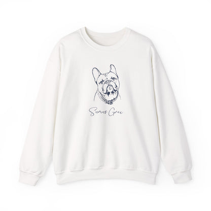 Personalized Durham Dog Sweatshirt | Modern Sketch Photo Upload