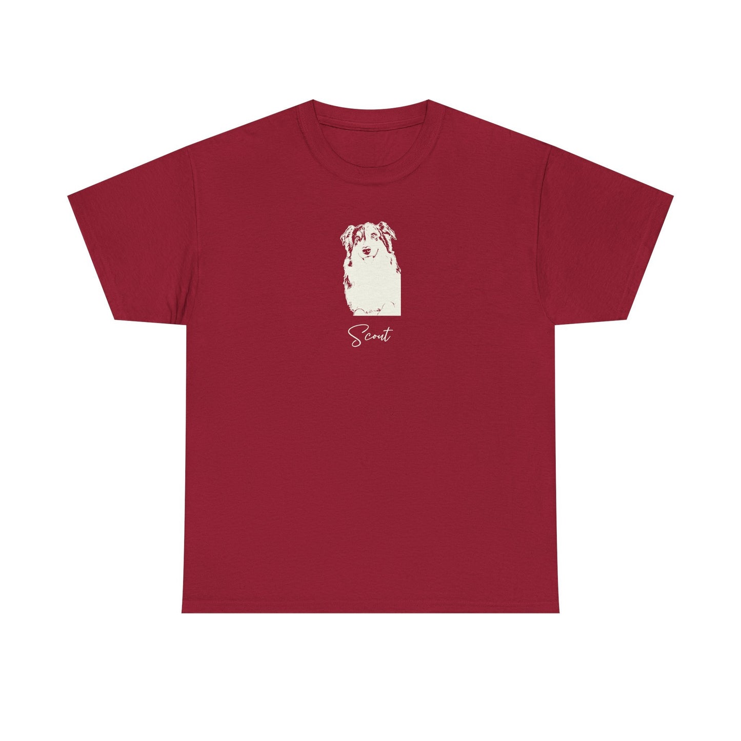 Personalized Norman Dog T-Shirt | Modern Sketch Photo Upload