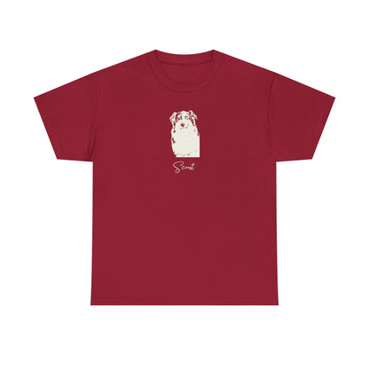 Personalized Norman Dog T-Shirt | Modern Sketch Photo Upload