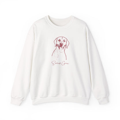 Personalized Fayetteville Dog Sweatshirt | Modern Sketch Photo Upload