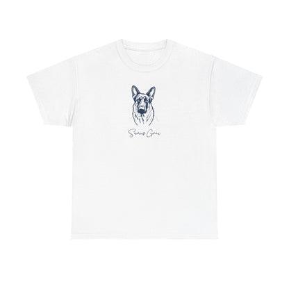 Personalized State College Dog T-Shirt | Modern Sketch Photo Upload