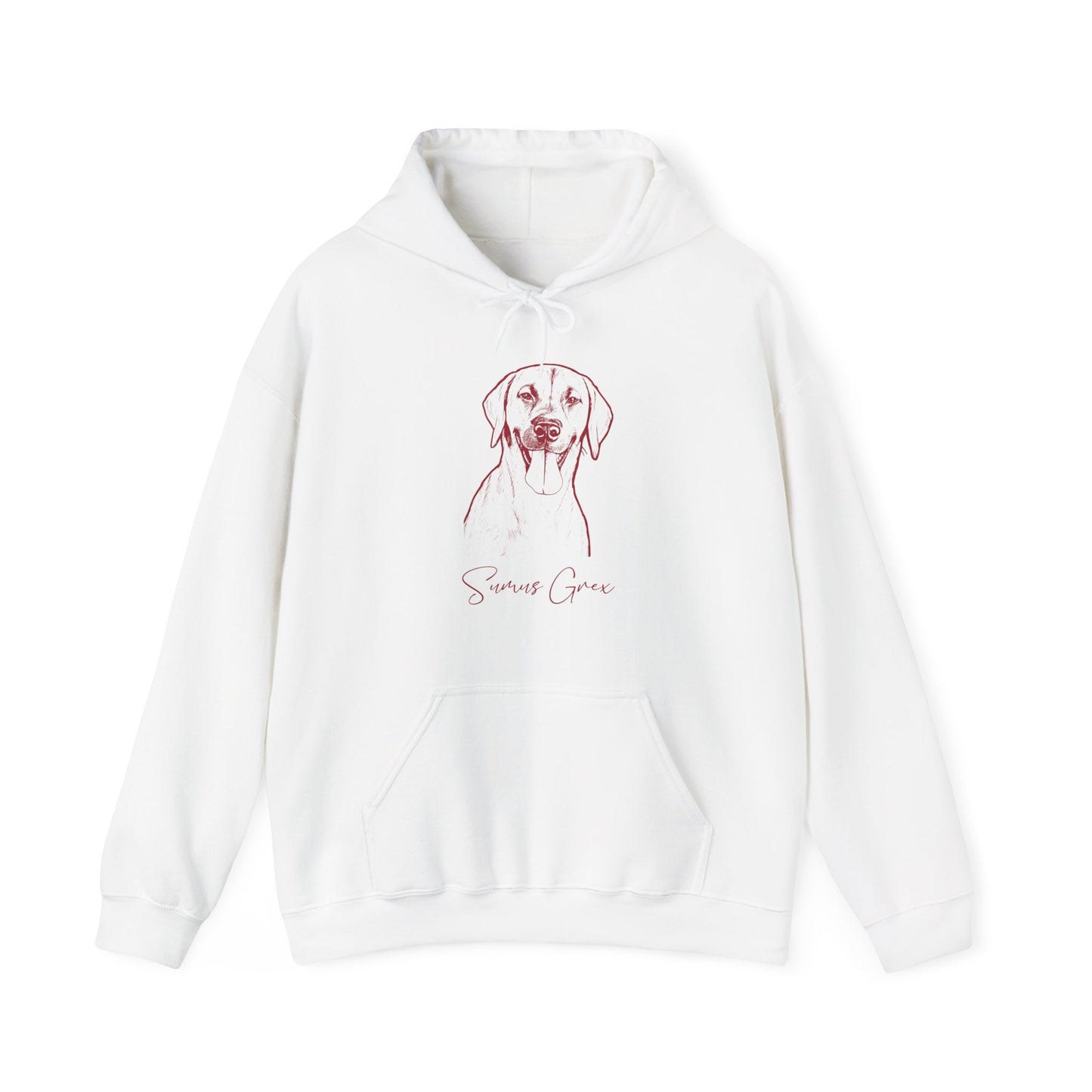 Personalized Fayetteville Dog Hoodie | Modern Sketch Photo Upload