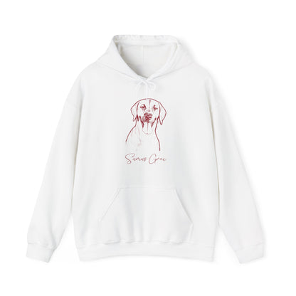 Personalized Fayetteville Dog Hoodie | Modern Sketch Photo Upload