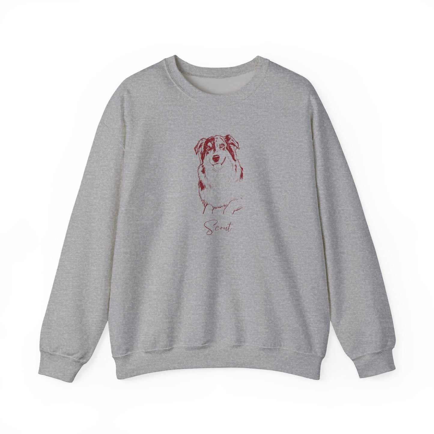 Personalized Norman Dog Sweatshsirt | Modern Sketch Photo Upload