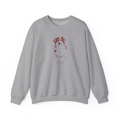 Personalized Norman Dog Sweatshsirt | Modern Sketch Photo Upload