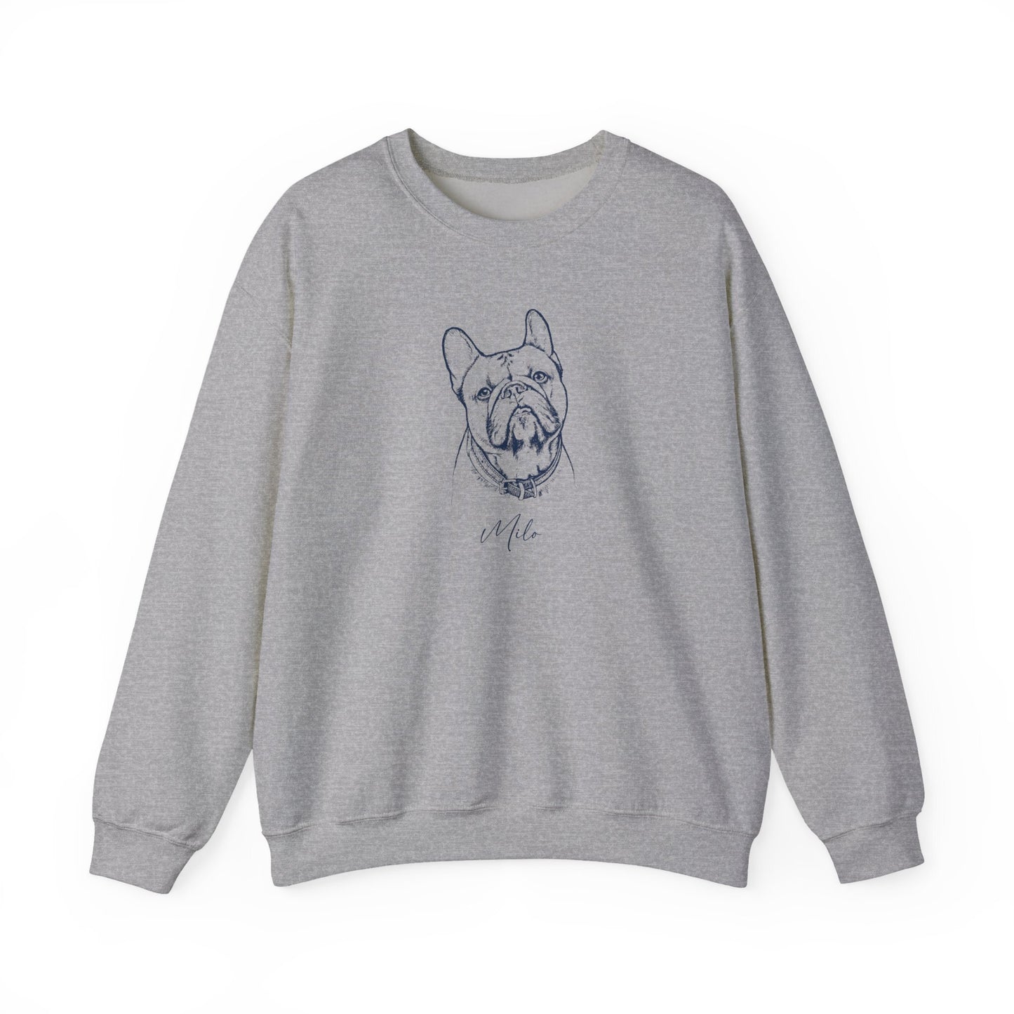 Personalized Durham Dog Sweatshirt | Modern Sketch Photo Upload