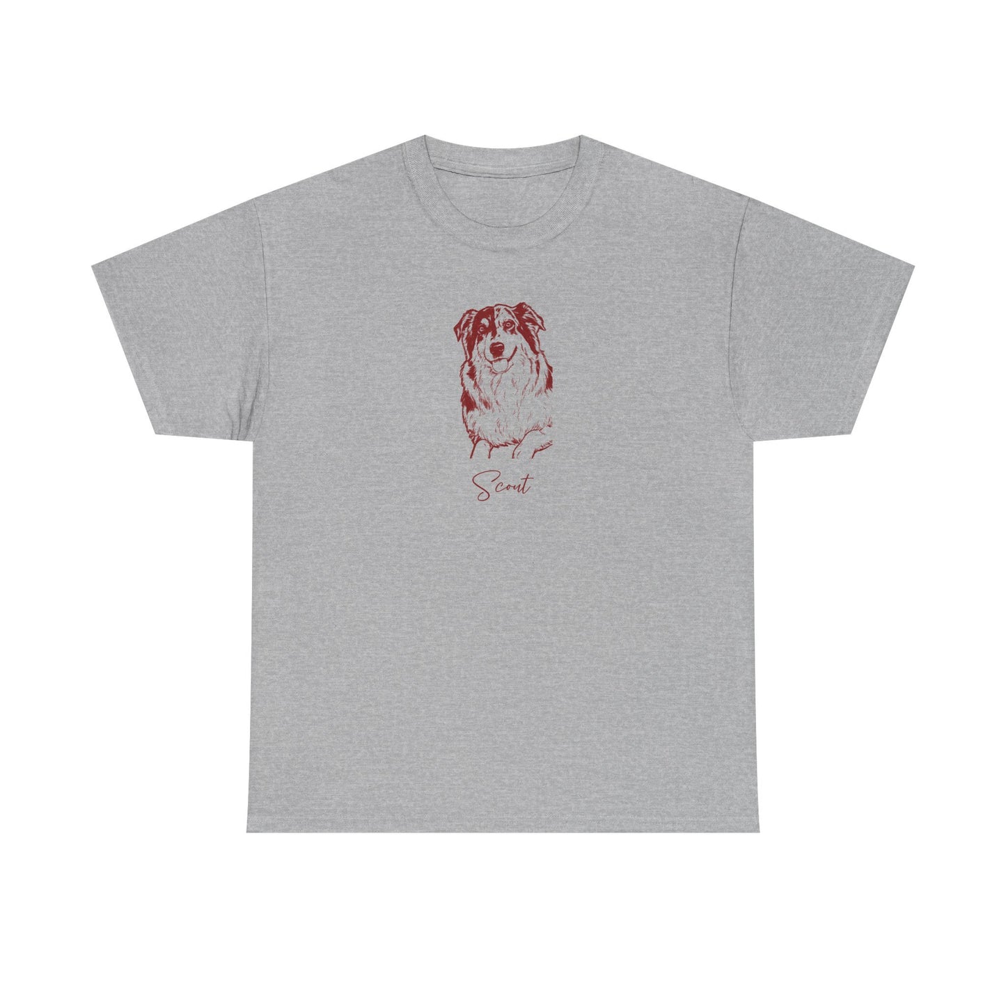 Personalized Norman Dog T-Shirt | Modern Sketch Photo Upload