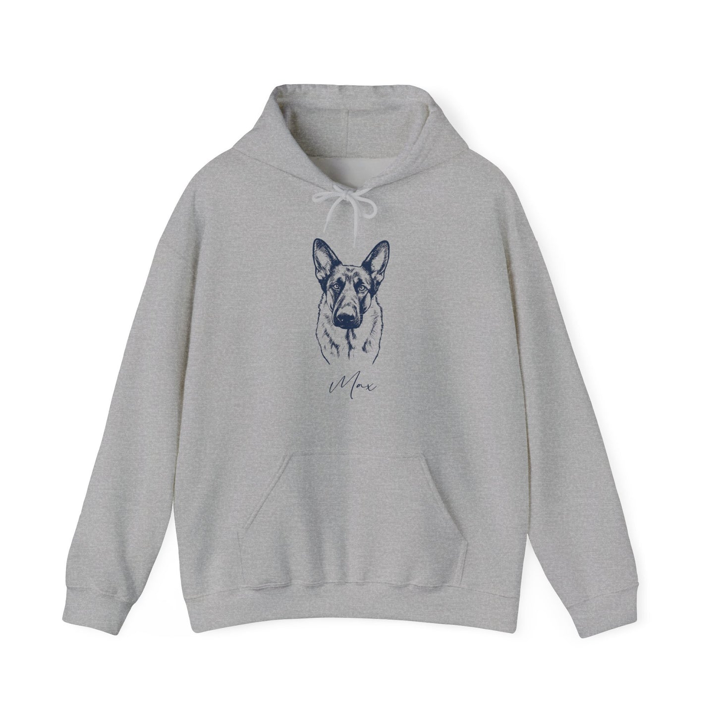 Personalized State College Dog Hoodie | Modern Sketch Photo Upload
