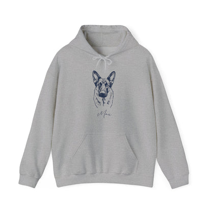 Personalized State College Dog Hoodie | Modern Sketch Photo Upload
