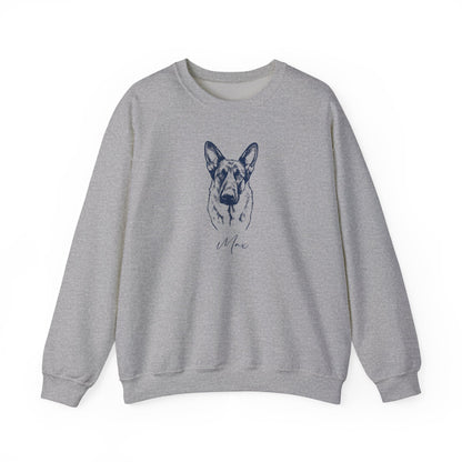 Personalized State College Dog Sweatshirt | Modern Sketch Photo Upload