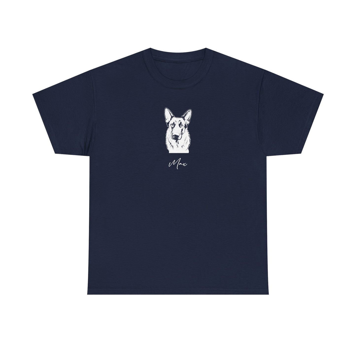 Personalized State College Dog T-Shirt | Modern Sketch Photo Upload