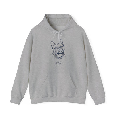 Personalized Durham Dog Hoodie | Modern Sketch Photo Upload