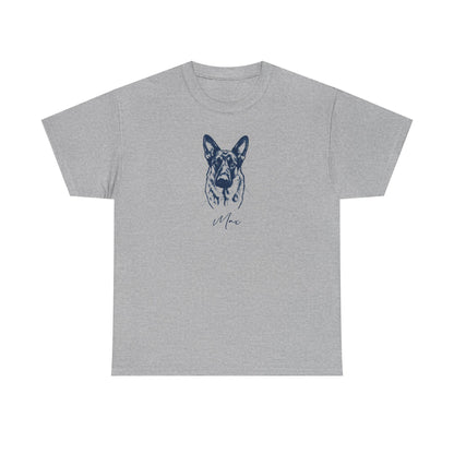 Personalized State College Dog T-Shirt | Modern Sketch Photo Upload