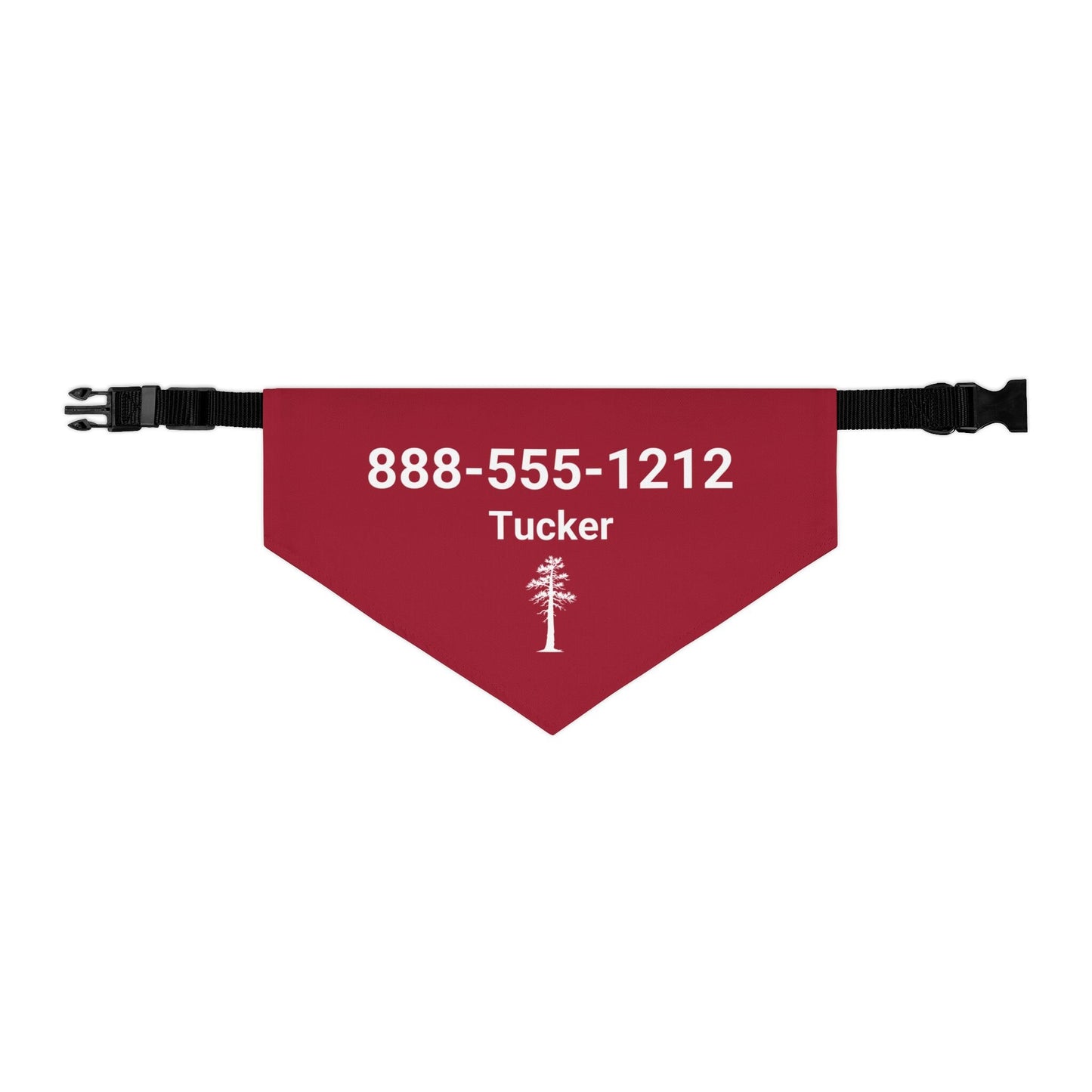 Personalized Tuscaloosa Jack Pine Dog Bandana Collar | Doggo Mojo