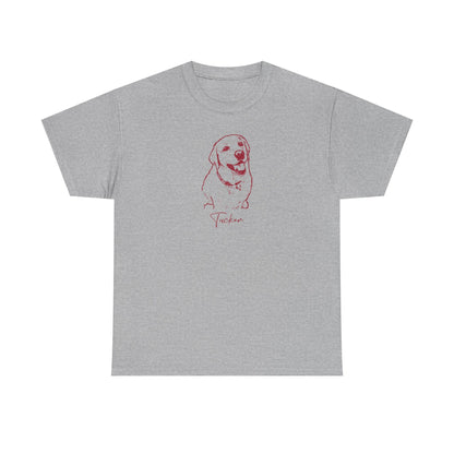 Personalized Tuscaloosa Dog T-Shirt | Modern Sketch Photo Upload