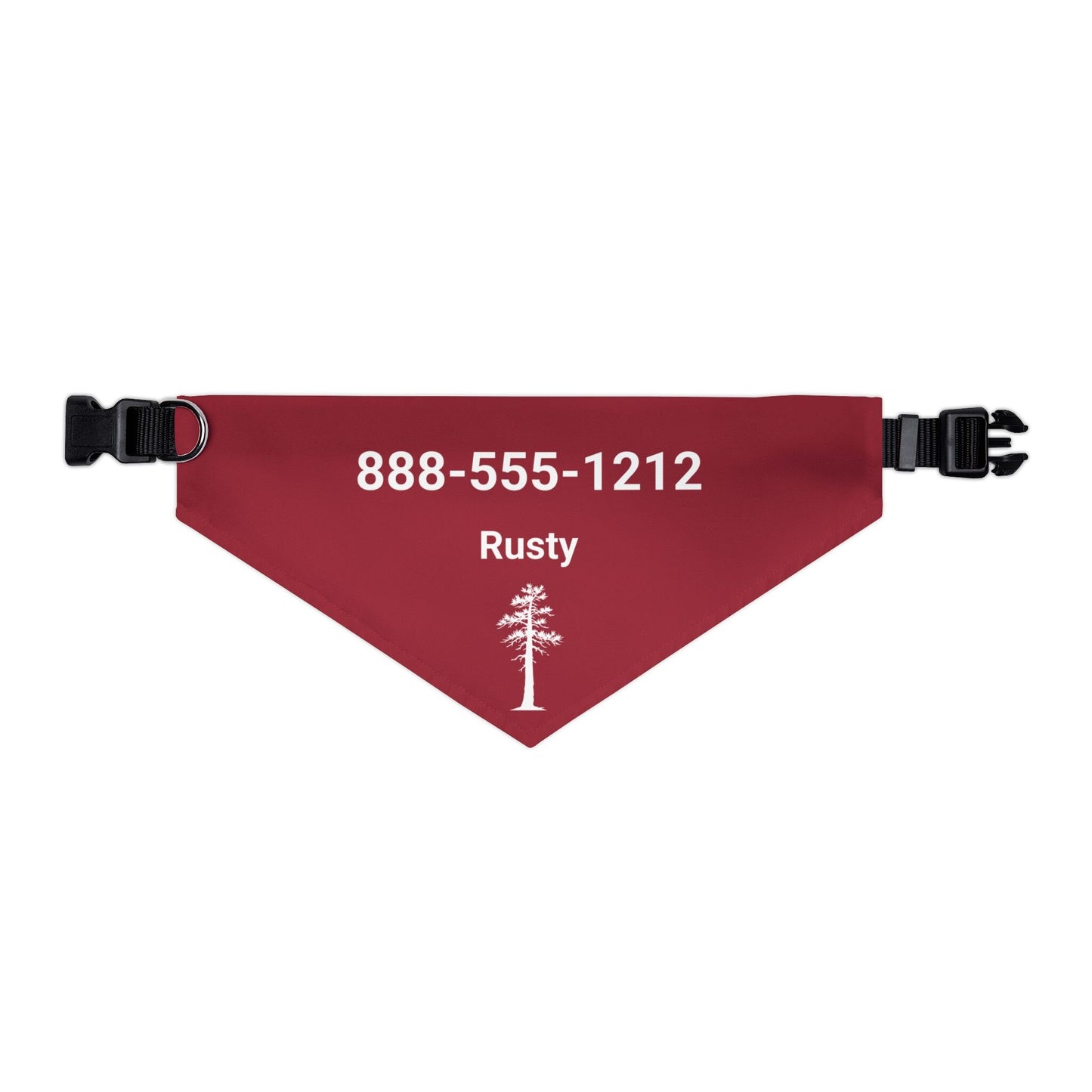 Personalized Fayetteville Jack Pine Dog Bandana Collar | Doggo Mojo