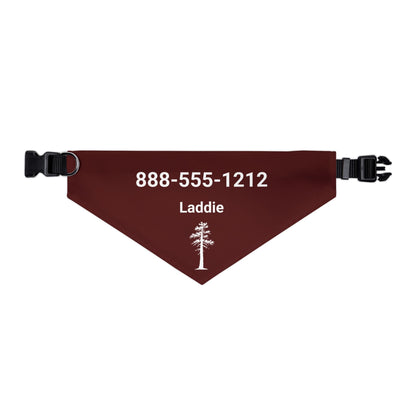 Personalized College Station Jack Pine Dog Bandana Collar | Doggo Mojo
