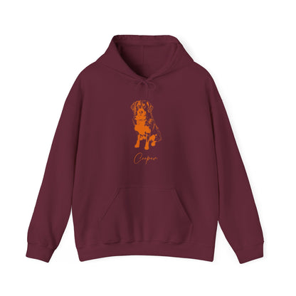 Personalized Blacksburg Dog Hoodie | Modern Sketch Photo Upload