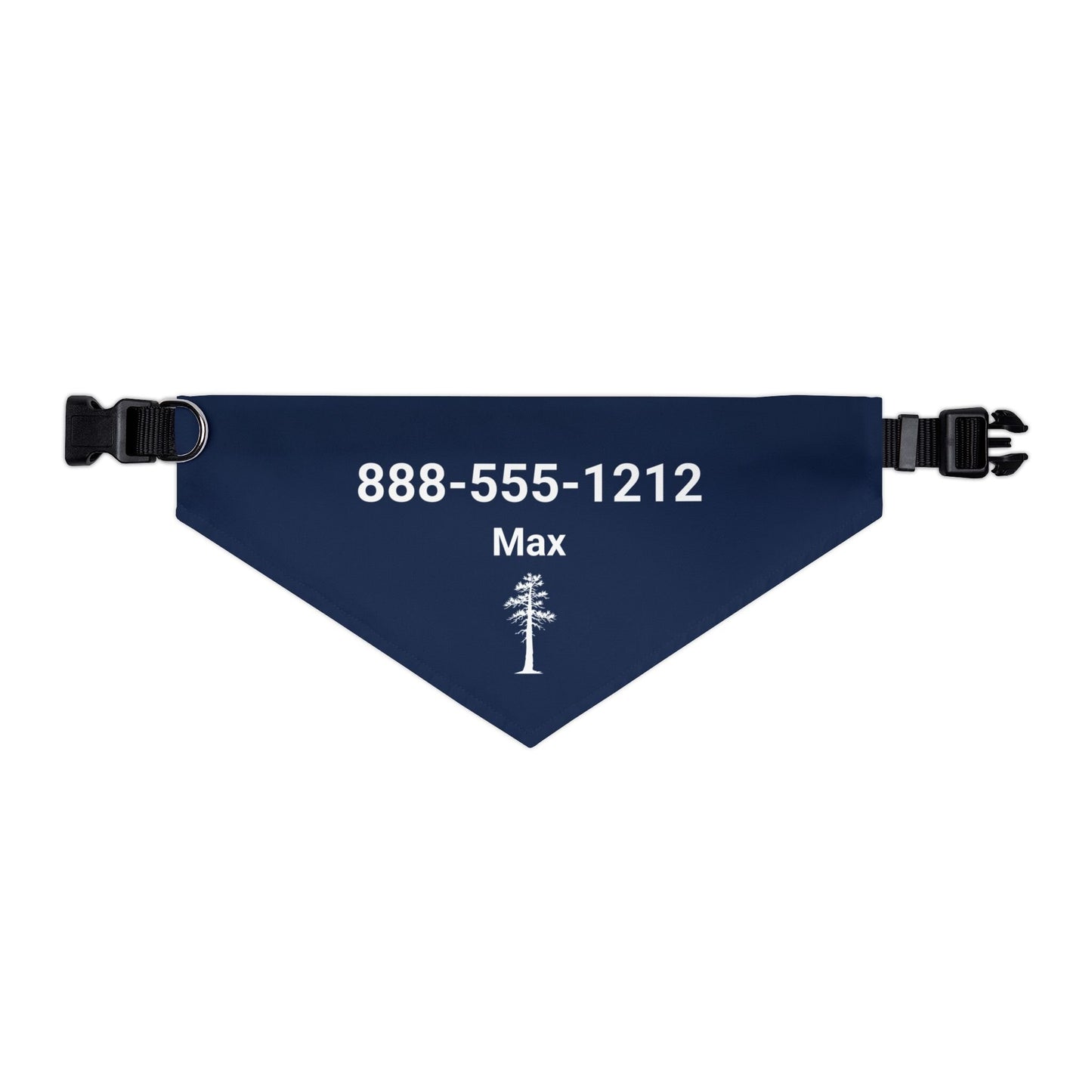 Personalized State College Jack Pine Dog Bandana Collar | Doggo Mojo