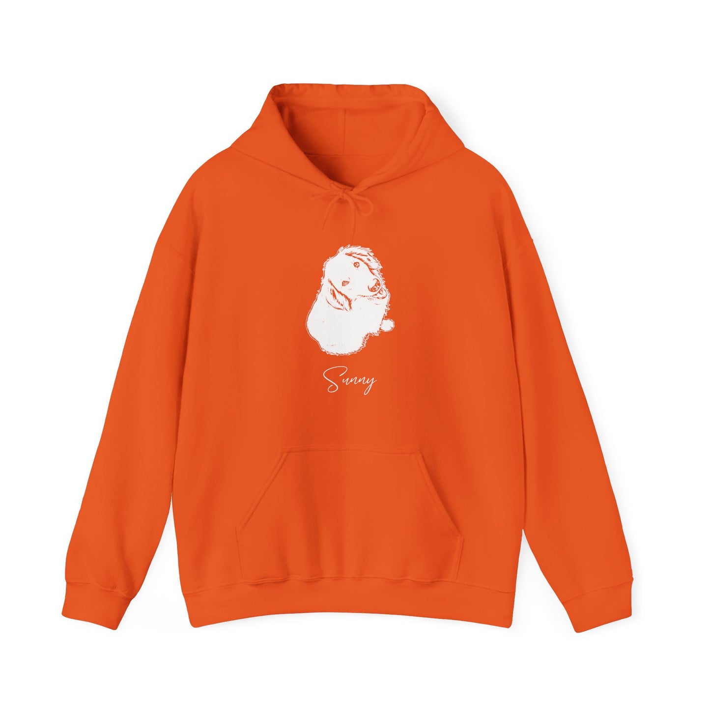 Personalized Central Dog Hoodie | Modern Sketch Photo Upload