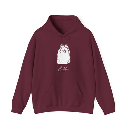Personalized College Station Dog Hoodie | Modern Sketch Photo Upload