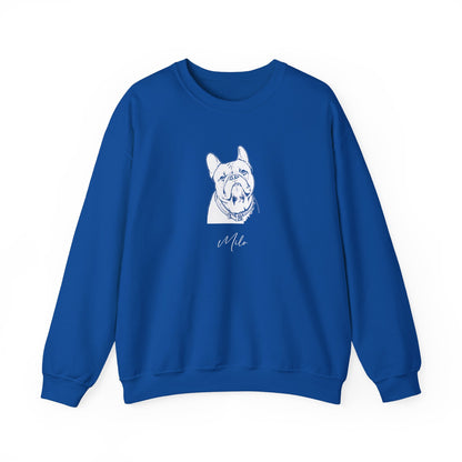 Personalized Durham Dog Sweatshirt | Modern Sketch Photo Upload