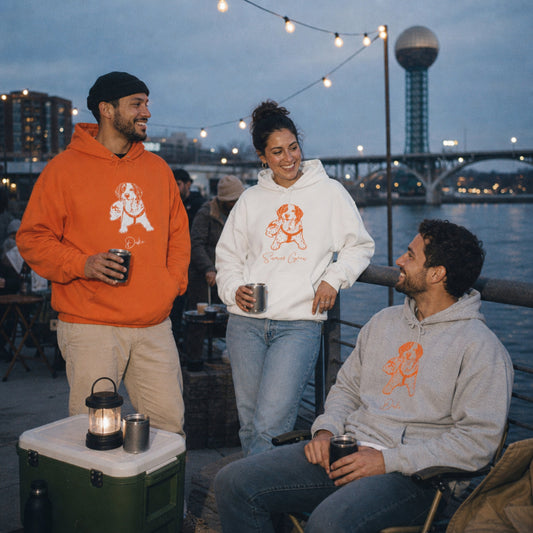 Personalized Knoxville Dog Hoodie | Modern Sketch Photo Upload