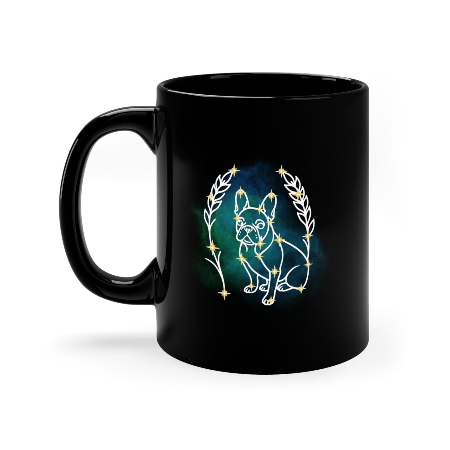 Personalized Virgo Dog Mug | Modern Sketch Photo Upload