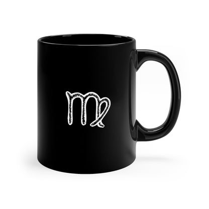 Personalized Virgo Dog Mug | Modern Sketch Photo Upload