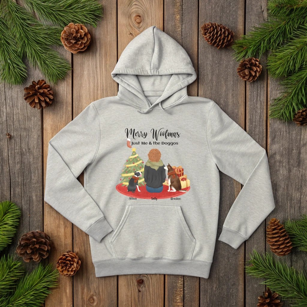 A Cozy Christmas: Your Personalized Family Portrait Hoodie_Doggo Mojo_Hoodies_Athletic Heather_S_5