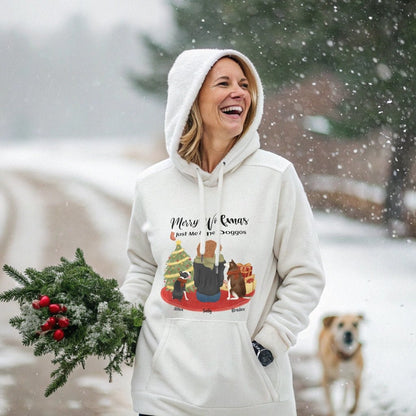 A Cozy Christmas: Your Personalized Family Portrait Hoodie_Doggo Mojo_Hoodies_Athletic Heather_S_3