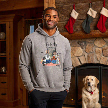 A Family Christmas: Your Personalized Holiday Hoodie_Doggo Mojo_Hoodies_Athletic Heather_S_2