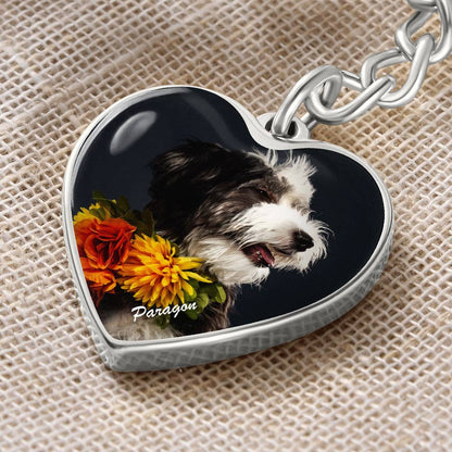 A Heartfelt Keychain with Custom Photo_Doggo Mojo_Keychains_Gold__4