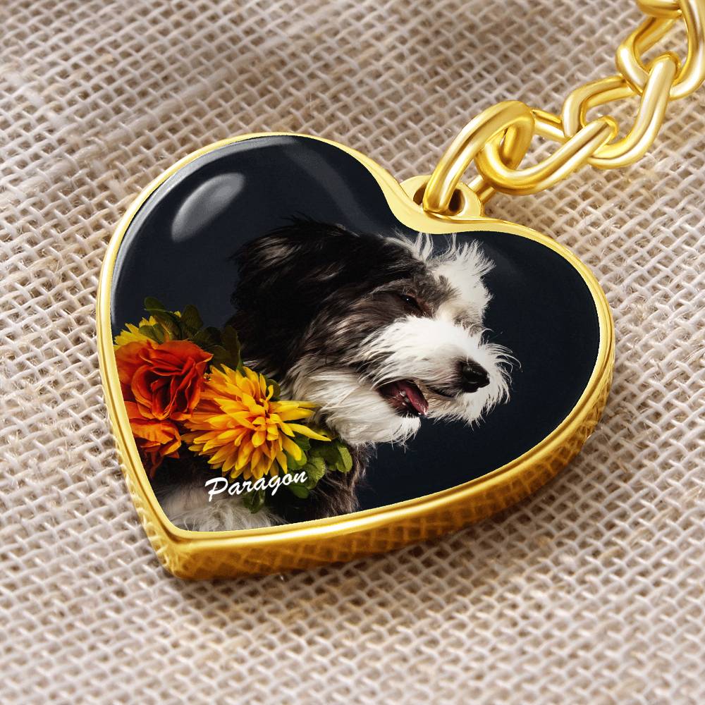 A Heartfelt Keychain with Custom Photo_Doggo Mojo_Keychains_Gold__1