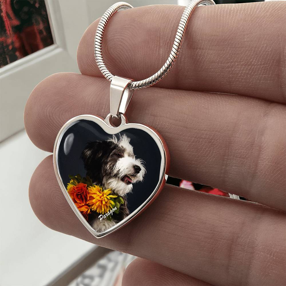 A Heartfelt Pendant Necklace with Custom Photo_Doggo Mojo_Necklaces_Gold__5