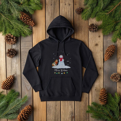 A Woof - derful Winter Wonderland Personalized Holiday Hoodie_Doggo Mojo_Hoodies_Black_S_4