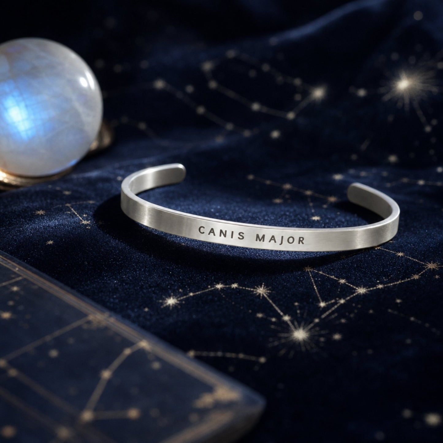 "Canis Major" Cuff Bracelet - Silver_Doggo Mojo_Bracelet_5