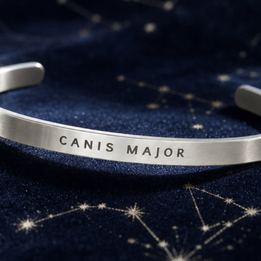 "Canis Major" Cuff Bracelet - Silver_Doggo Mojo_Bracelet_1