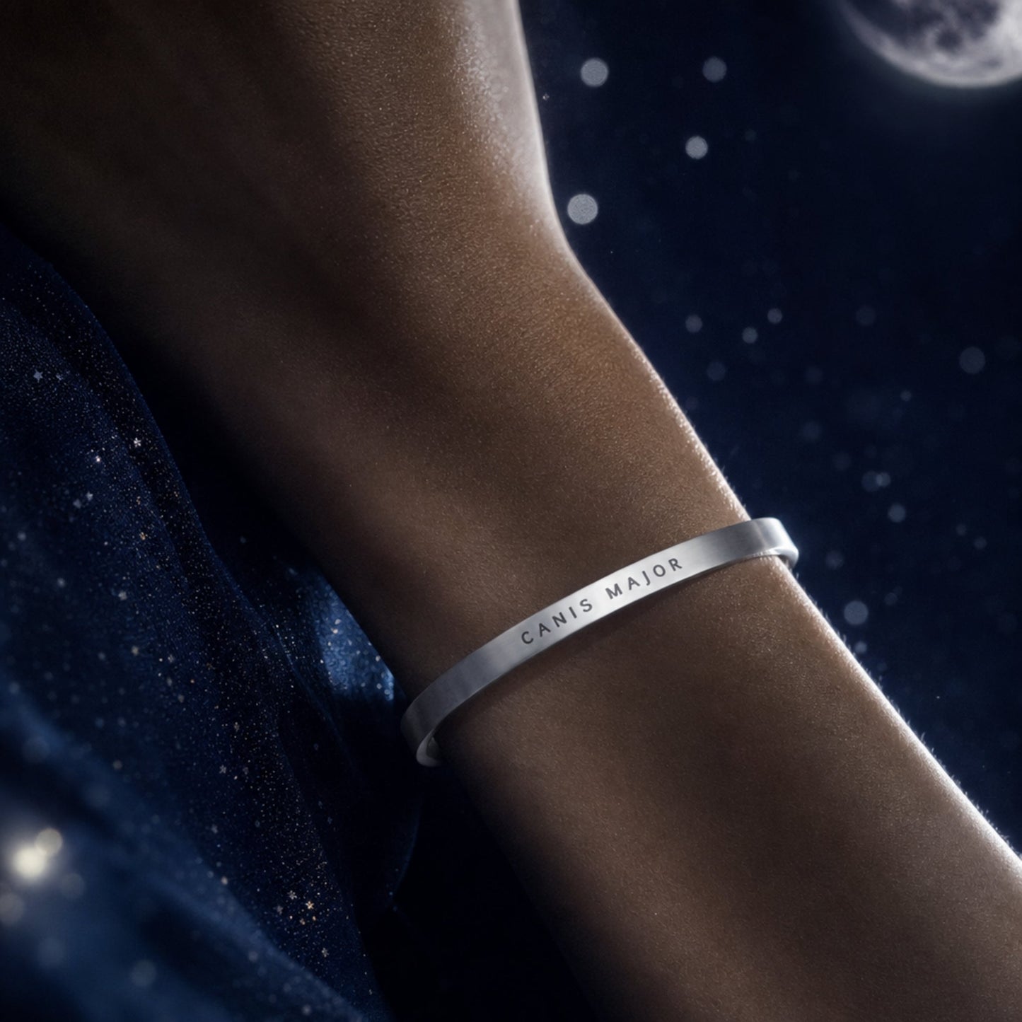"Canis Major" Cuff Bracelet - Silver_Doggo Mojo_Bracelet_4