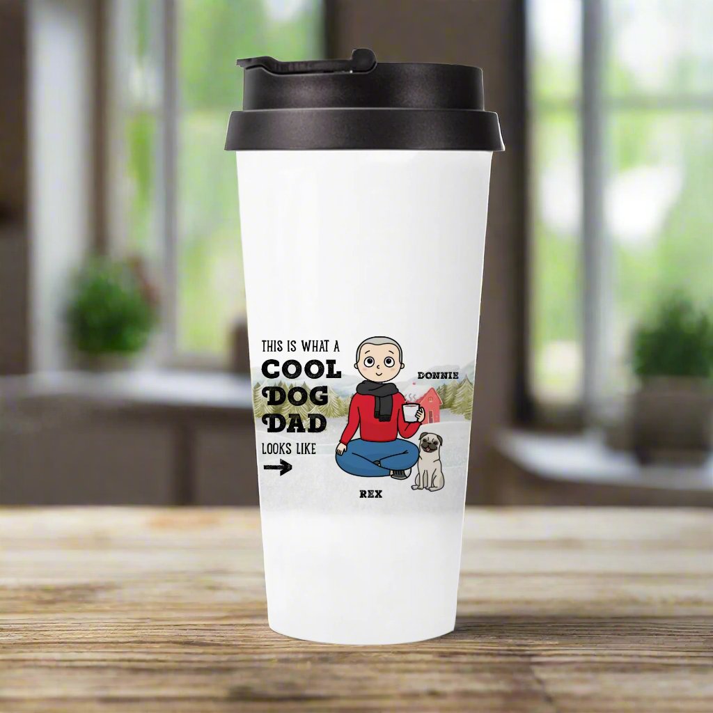 Cool Dog Dad Winter Travel Mug_Doggo Mojo_Mugs_White__2