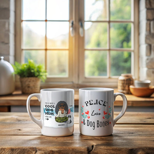 Cool Dog Mom Ceramic Mug_Doggo Mojo_Mugs_White__1