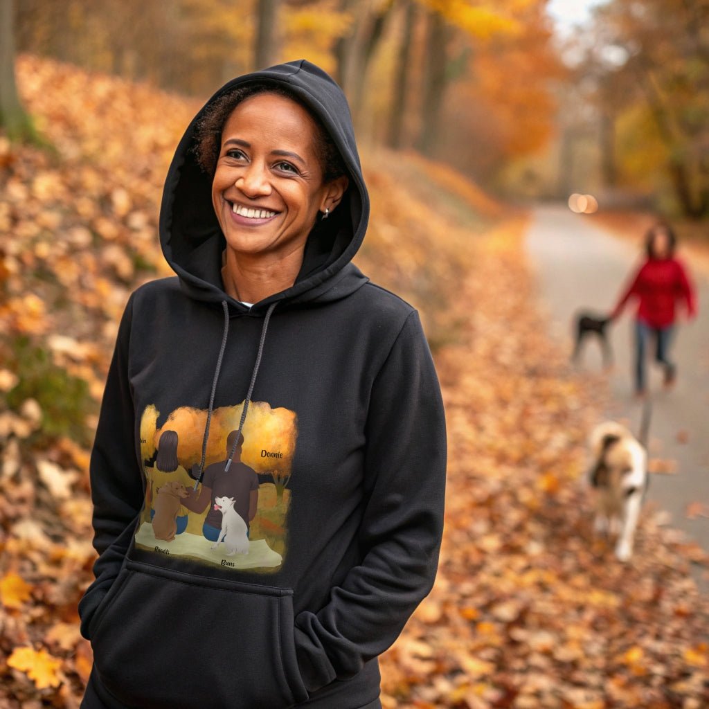 Fall Doggo Adventures Hoodie_Doggo Mojo_Hoodies_Athletic Heather_S_1