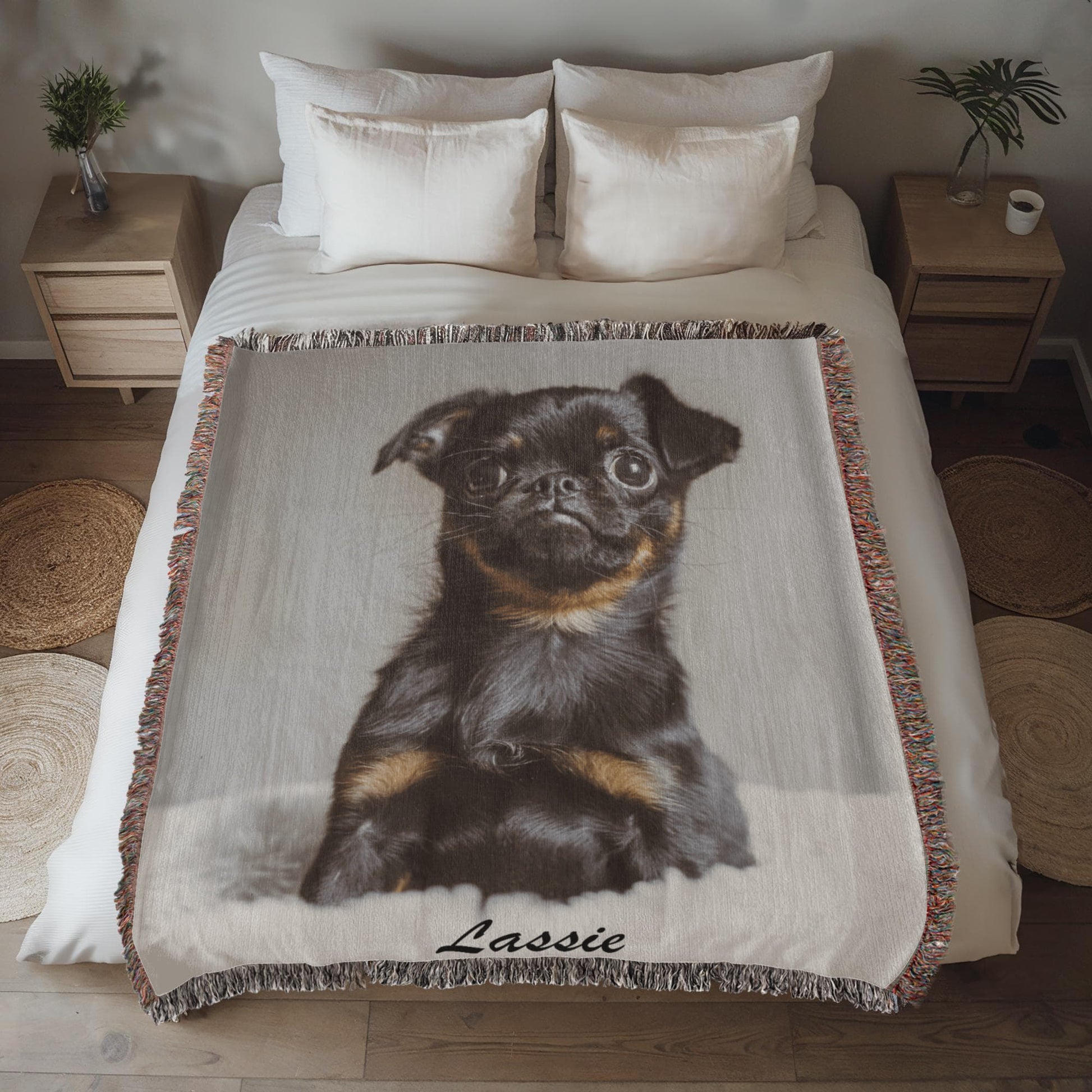 Heirloom Photo Woven Dog Blanket - Portrait_Doggo Mojo_Blankets_2