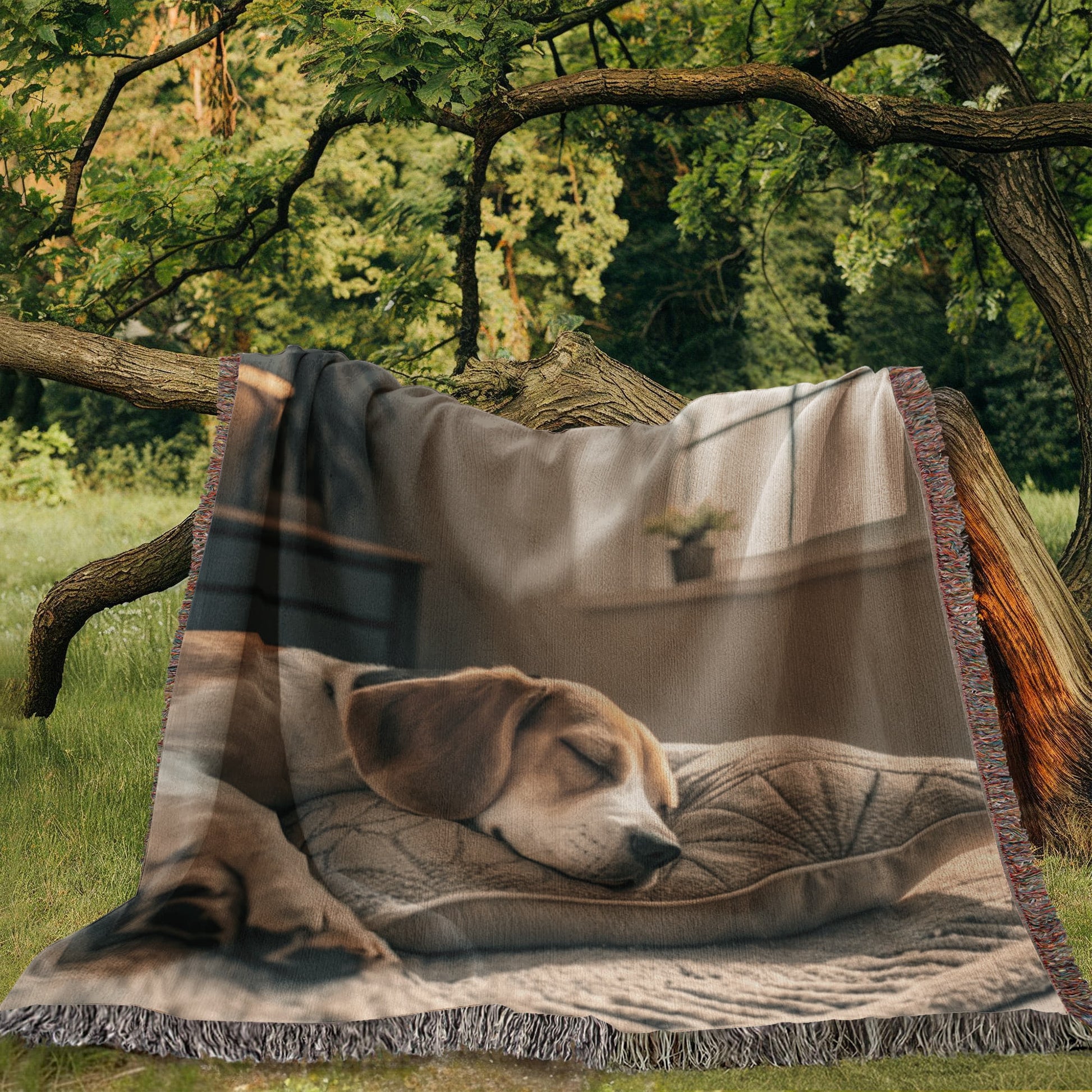 Heirloom Photo Woven Dog Blanket - Portrait_Doggo Mojo_Blankets_3