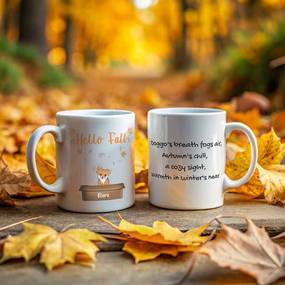 Hello Fall Doggo Mug_Doggo Mojo_Mugs_White__1