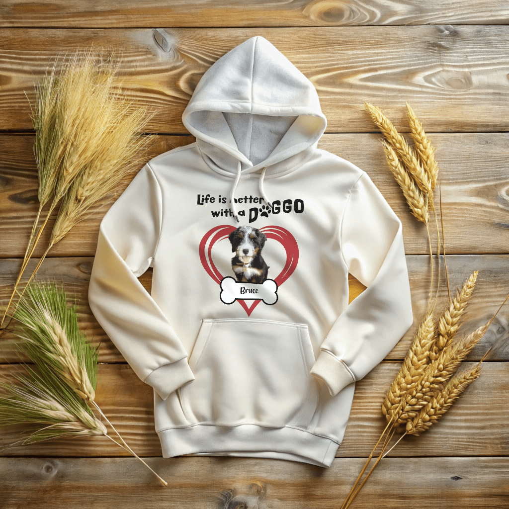 Life is Better With a Doggo Hoodie_Doggo Mojo_Hoodies_White_S_6